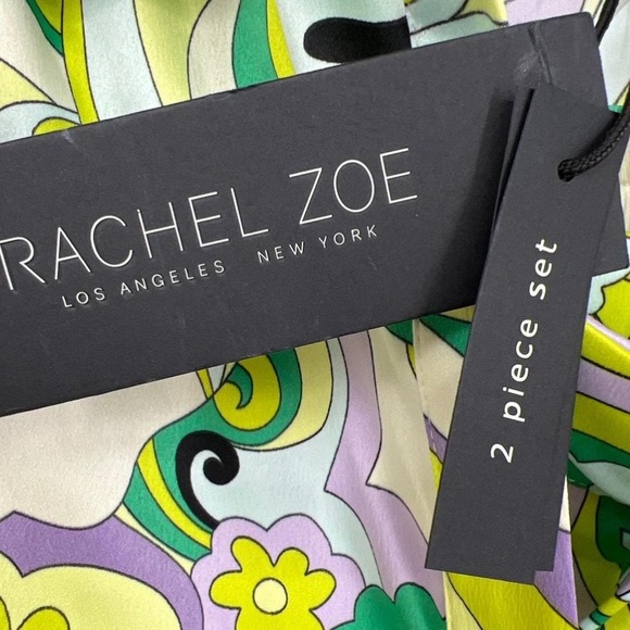 Woman Racheal Zoe 2-piece Set Crop Shirt With Pants (size L) - Picture 4 of 5